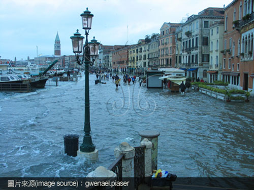 威尼斯變成水都